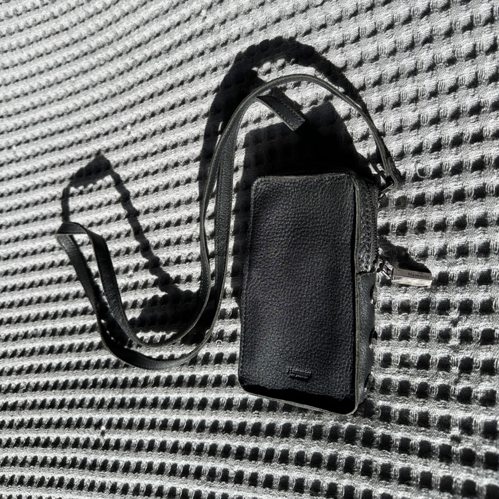 Hammitt Sleek Black Crossbody Bag